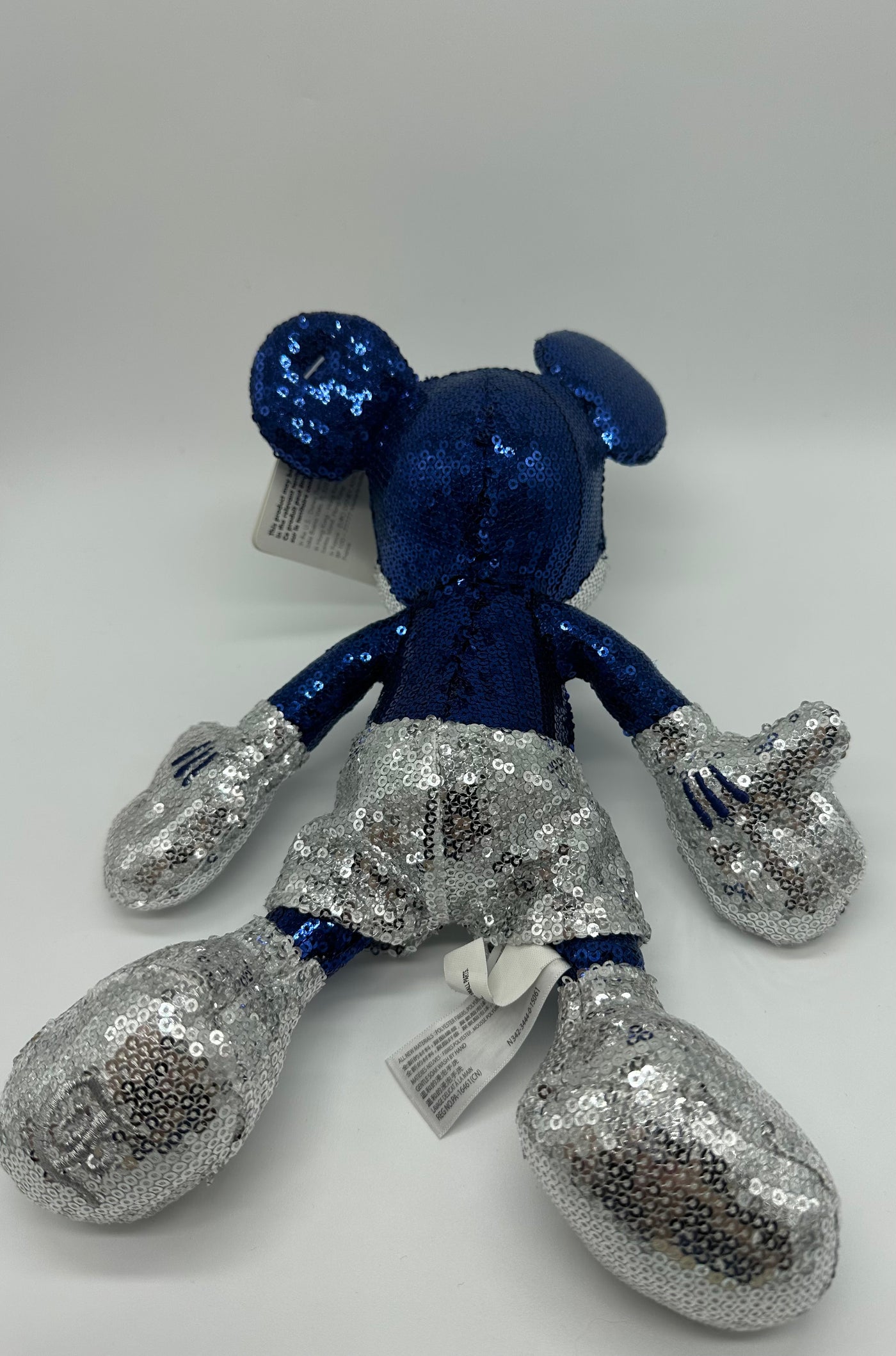Disney Parks 60th Anniversary Sequin Mickey Plush New with Tag