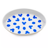 Disney Parks Homestead Blue Mickey Icon and Polka Dots Kitchen Ceramic Tray New