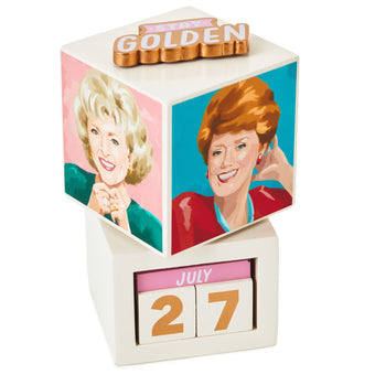 Hallmark The Golden Girls Rose Blanche Dorothy Sophia Perpetual Calendar New