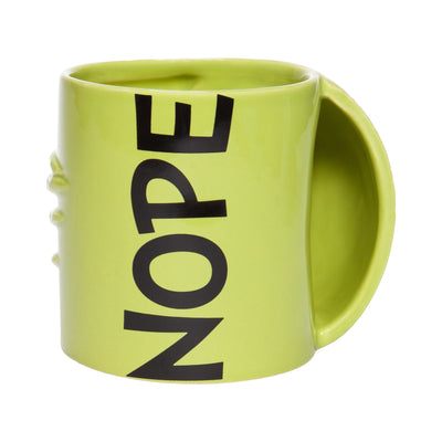 Department 56 Grinch Sculpted Hand Nope Coffee Mug New with Box