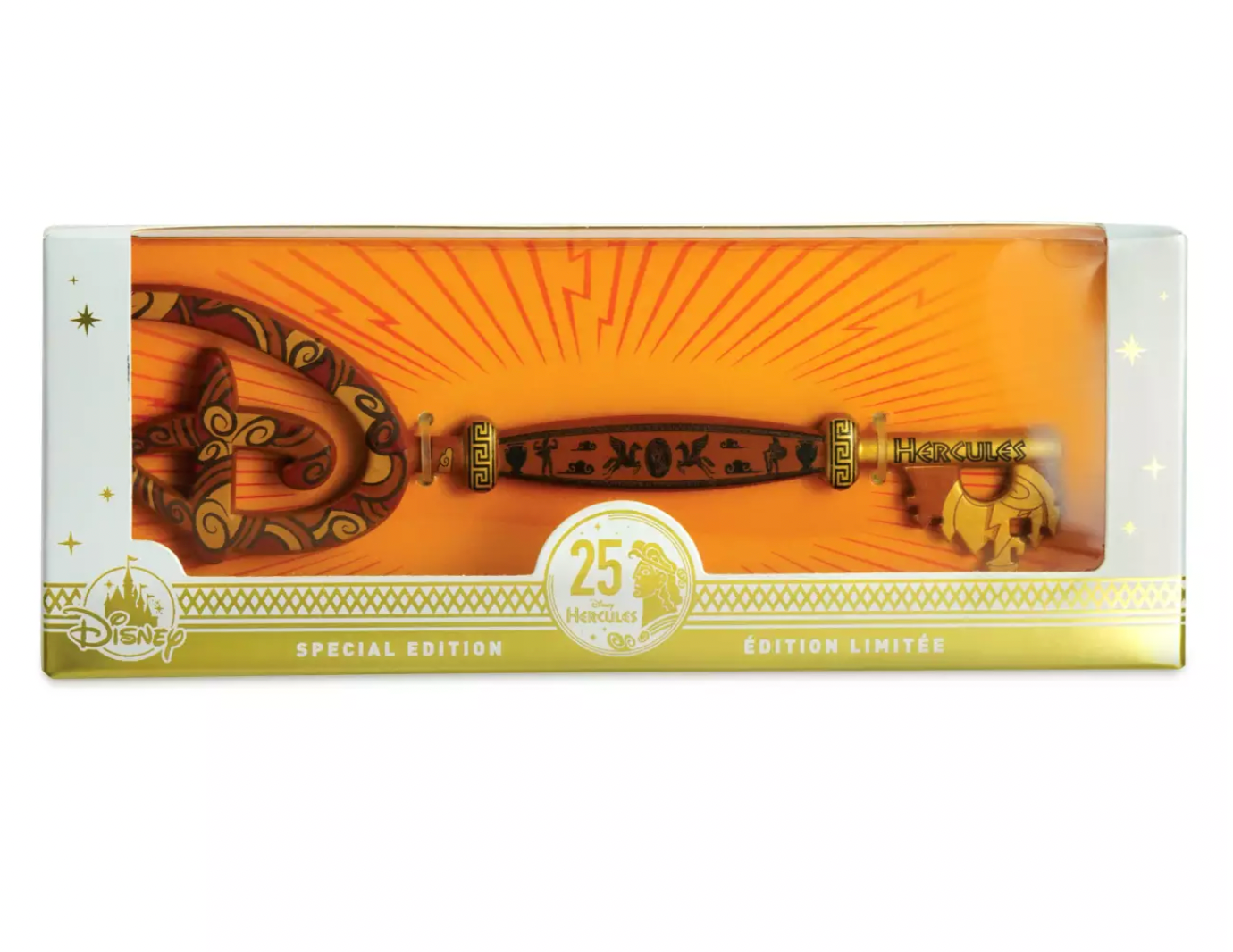 Disney Hercules 25th Anniversary Collectible Key Special Edition New with Box