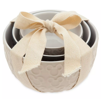 Disney Parks Mickey Mouse Small Mixing Bowl Set Disney Homestead Collection New