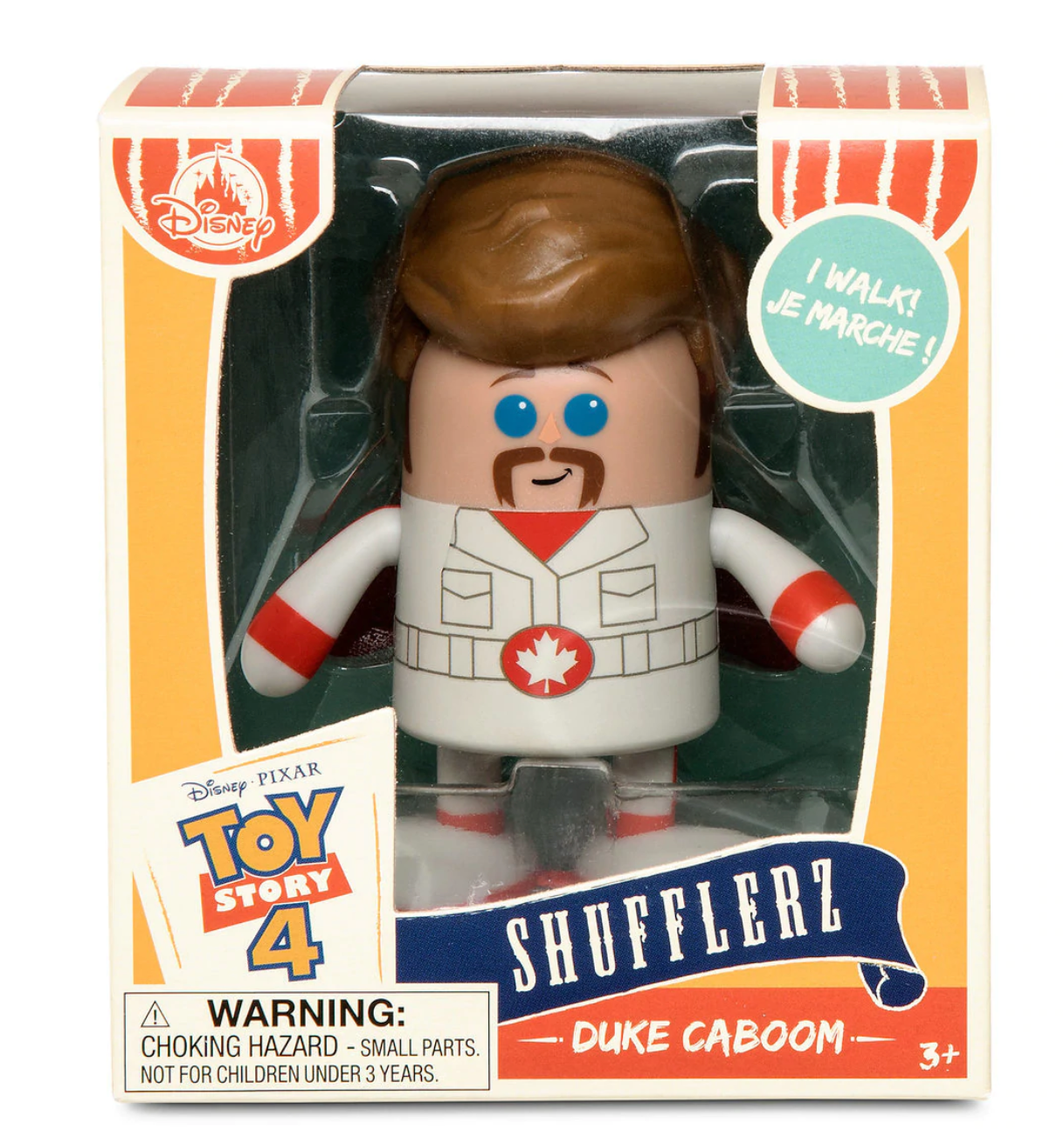 Disney Toy Story 4 Duke Caboom Shufflerz Walking Figure New with Box