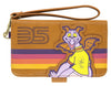 Disney Parks Epcot 35th Anniversary Figment Wristlet New with Tags