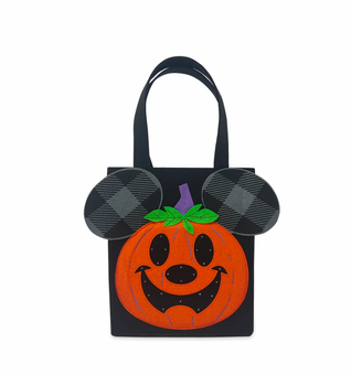 Disney Mickey Jack-o'-Lantern Light-Up Halloween Candy Bag New with Tag