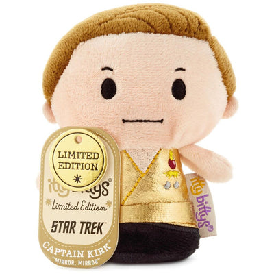 Hallmark Star Trek Captain Kirk Mirror Limited Itty Bittys Plush New with Tag