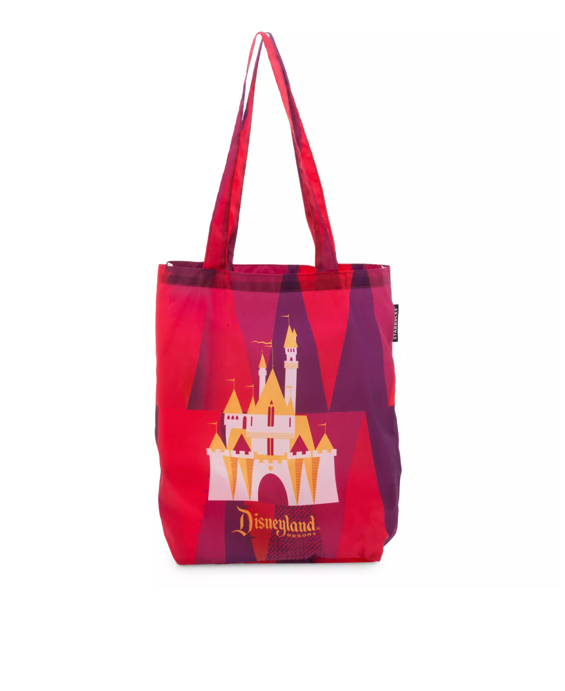 Disney Disneyland Starbucks Sleeping Beauty Castle Reusable Tote Bag New w Tag