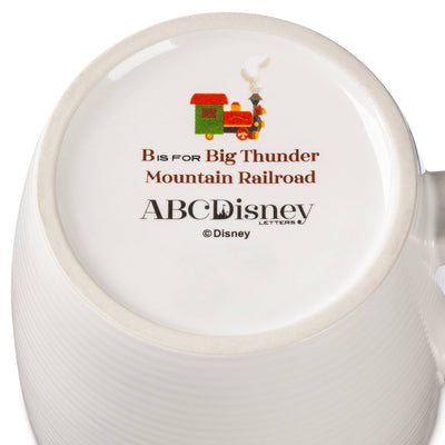 Disney Parks ABC Letters B is for Big Thunder Mountain Railroad Coffee Mug New