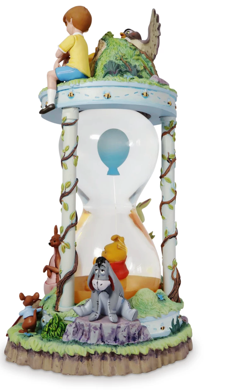 Disney Winnie the Pooh and the Honey Tree 55th Hourglass Snow Globe Limited New