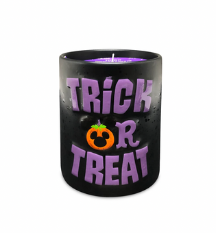 Disney Happy Halloween Mickey and Minnie Ghost Pumpkin Spice Scented Candle New