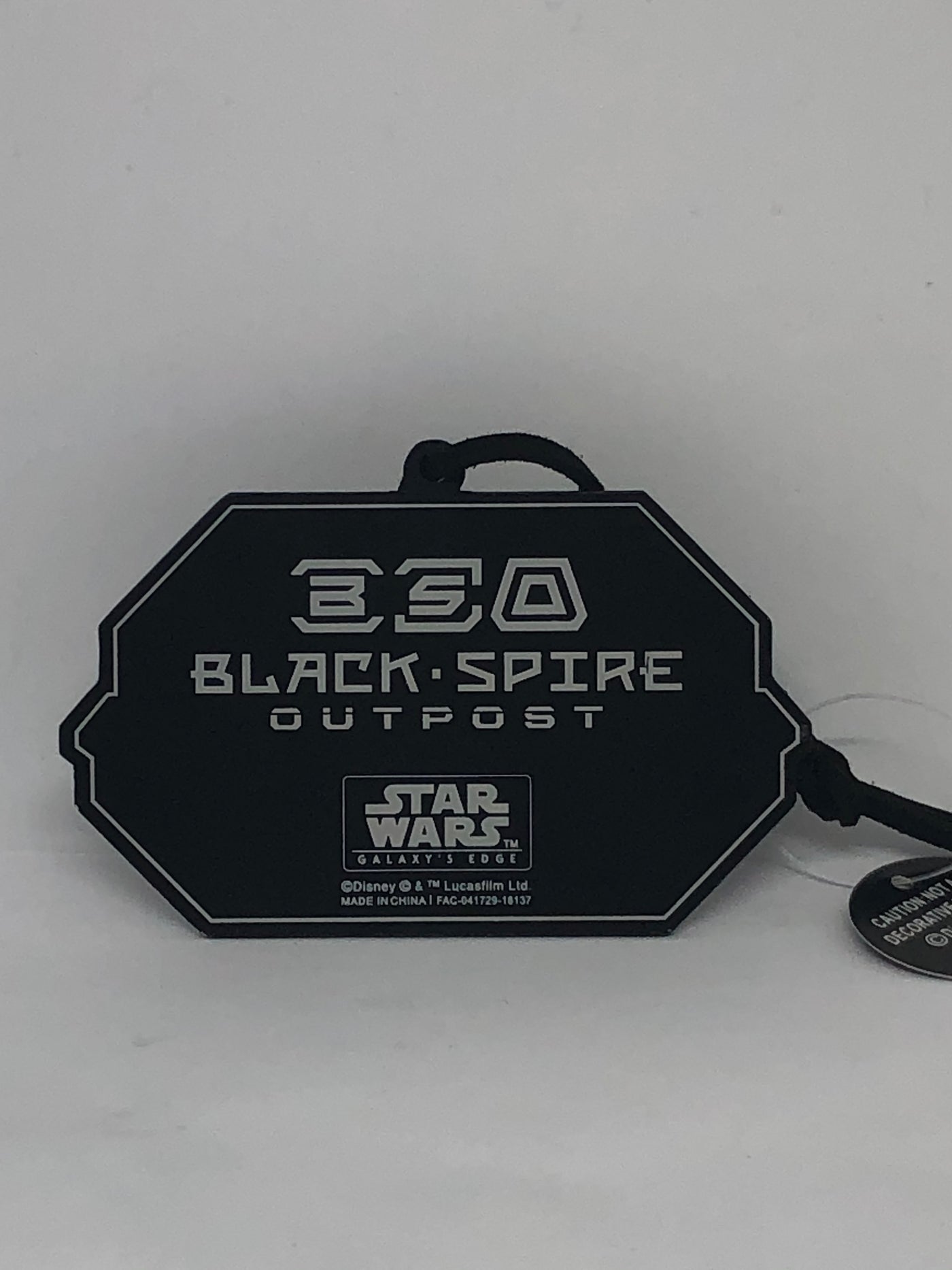 Disney Parks Star Wars Galaxy's Edge Black Spire Outpost Metal Ornament New