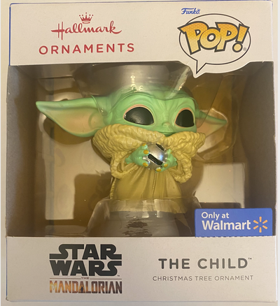 Hallmark Disney Mandalorian The Child Funko Pop Christmas Ornament New with Box