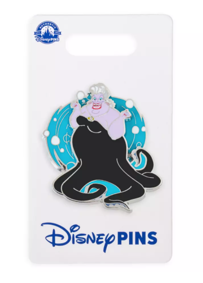 Disney Parks Ursula The Little Mermaid Villains Pin New with Card