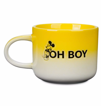 Disney Mickey Oh Boy Ombre Design Coffee 15oz Mug New