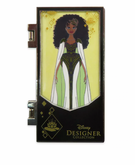 Disney Designer Ultimate Princess Collection Tiana Hinged Pin Limited New Card