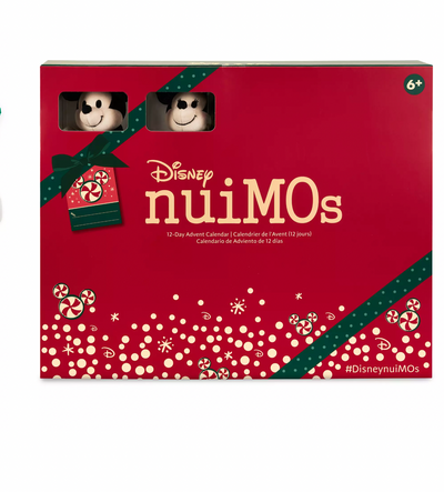 Disney NuiMOs Mickey Minnie Plush 12 Day Christmas Advent Calendar New with Box