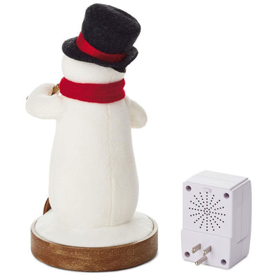 Hallmark Christmas Musical Tree-Lighting Snowman Plush and Receiver New with Tag