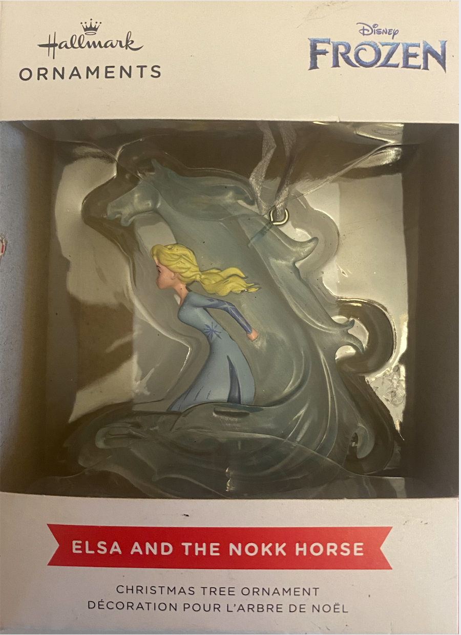 Hallmark Disney Frozen Elsa and The Nokk Horse Christmas Ornament New with Box