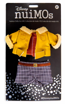 Disney NuiMOs Outfit Sherpa Jacket Sweater and Plaid Shorts New with Card