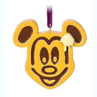 Disney Parks Mickey Mouse Waffle Christmas Ornament New With Tag
