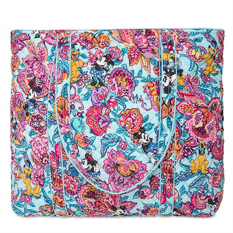 Disney Mickey Mouse and Friends Colorful Garden Iconic Vera Tote by Vera Bradley