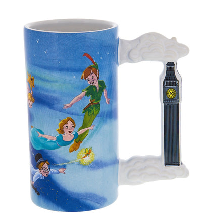 Disney Parks Peter Pan Off the Neverland Ceramic Coffee Mug New