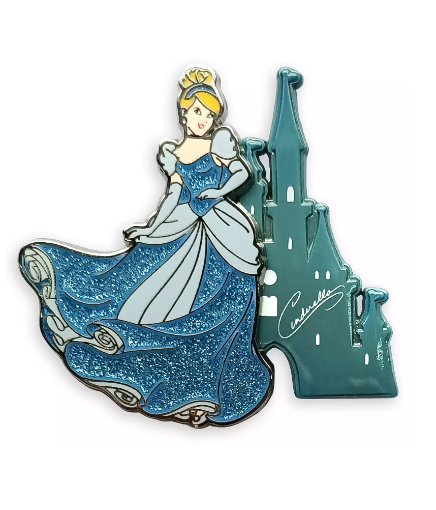 Disney Parks Princess Cinderella with Castle Pin New with Card