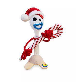 Disney Toy Story Forky Candy Cane Holiday Christmas Small Plush New with Tag