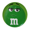 M&M's World Green Character Big Face Melamine Dinner Plate New