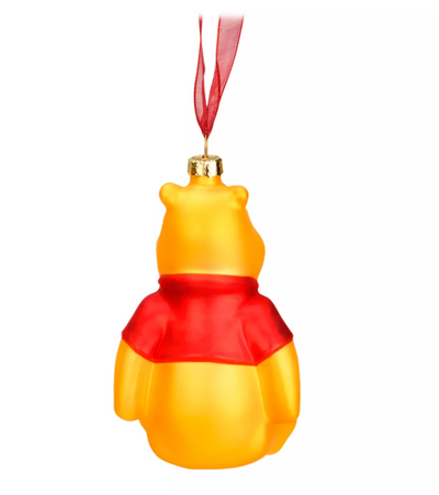 Disney Disneyland Paris Winnie the Pooh Hanging Glass Ornament New with Box