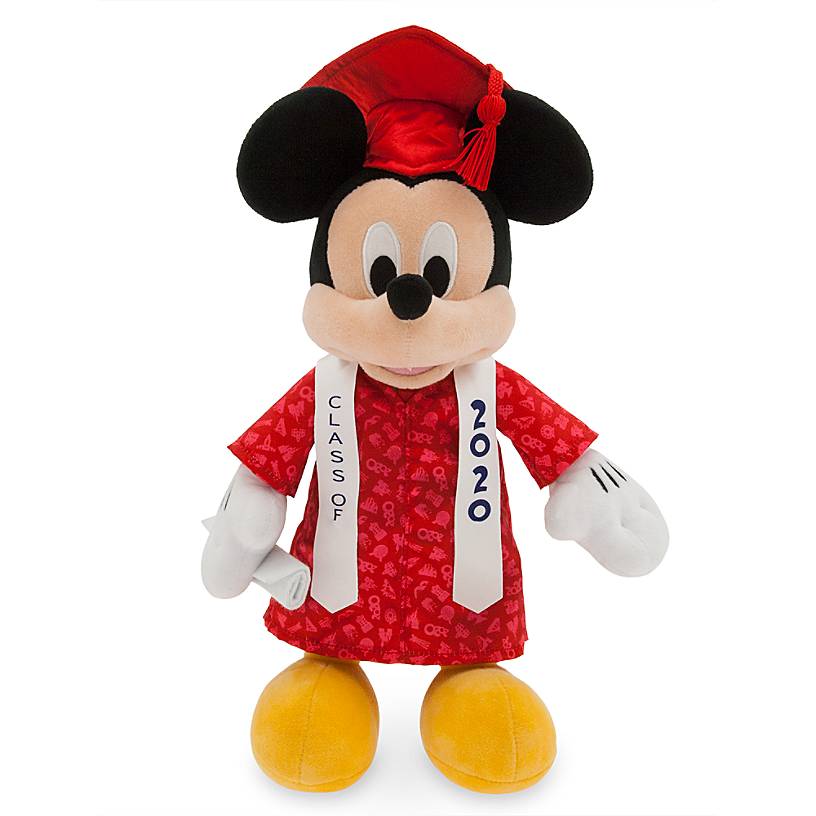 Disney Parks Mickey Mouse Graduation Class 2020 Plush New with Tags