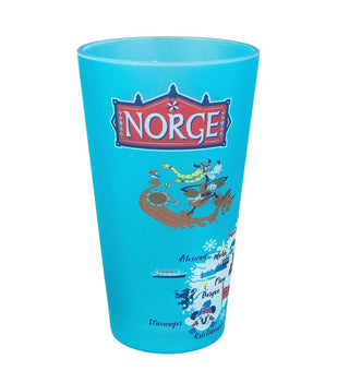 Disney Parks Epcot Mickey & Friends Norway Tall Glass New