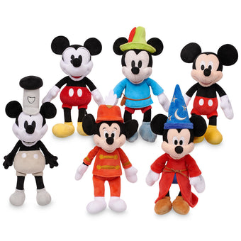 Disney Mickey The True Original Plush Set Mickey Through the Years Small New