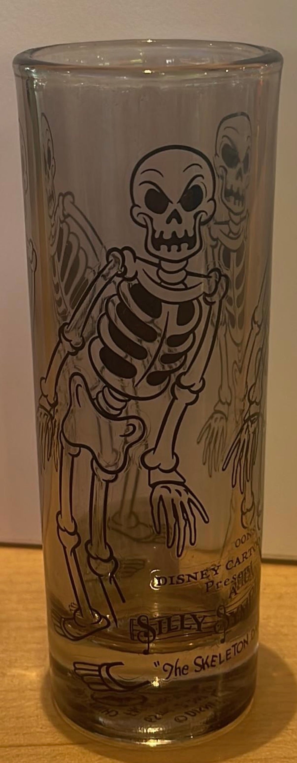 Disney Halloween Mickey The Skeleton Dance Shot Glass Toothpick Holder New