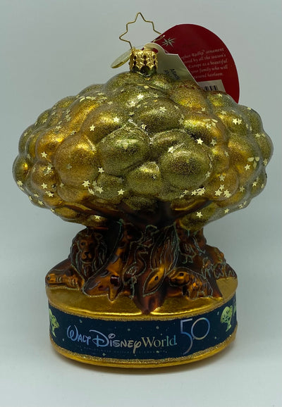 Disney 50th Anniversary Animal Kingdom Tree Of Life Christopher Radko Ornament
