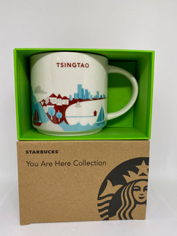 Starbucks You Are Here Collection Tsingtao China Ceramic Coffee Mug New With Box