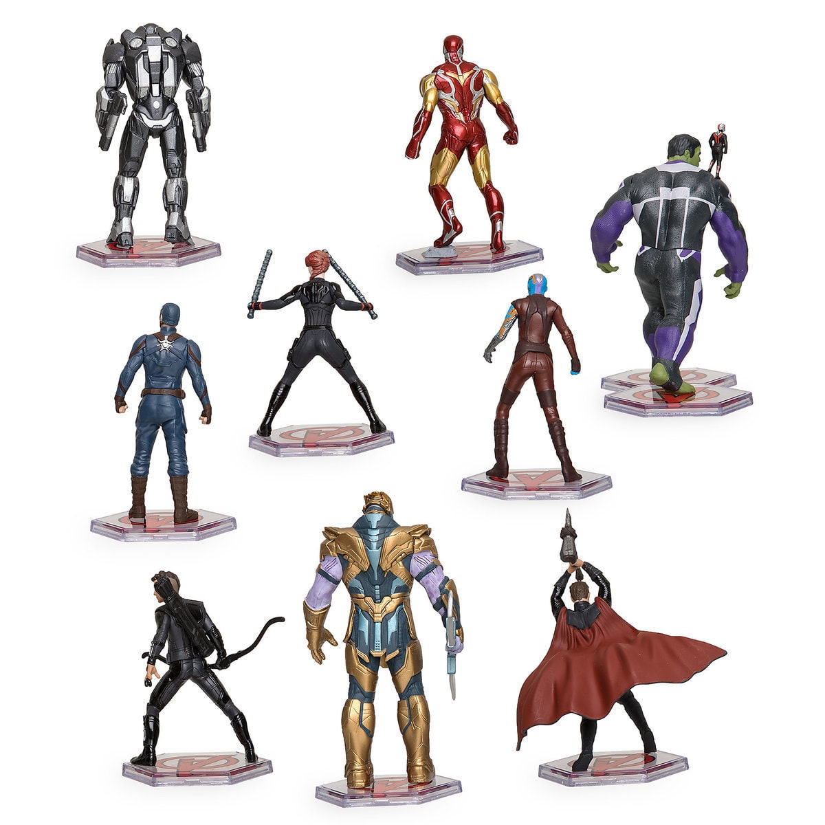 Disney Marvel Avengers End Game Deluxe Figure Play Set Playset Cake Topper New