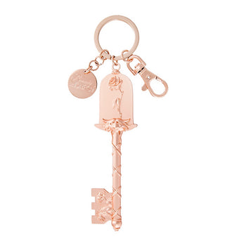 Disney Parks Beauty and the Beast Enchanted Rose Keychain New with Tags