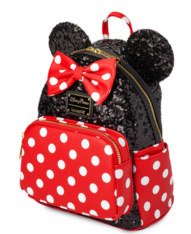 Disney Parks Minnie Sequin and Polka Dot Mini Backpack New with Tag