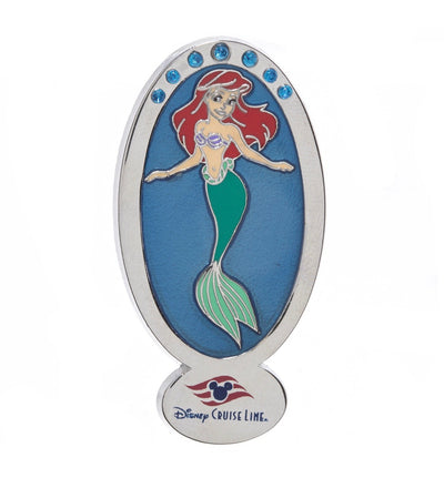 Disney Parks Ariel Cruise Line Jeweled Pin New with Card