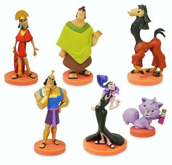 Disney 20th The Emperor's New Groove Figure Play Set Cake Topper New with Box