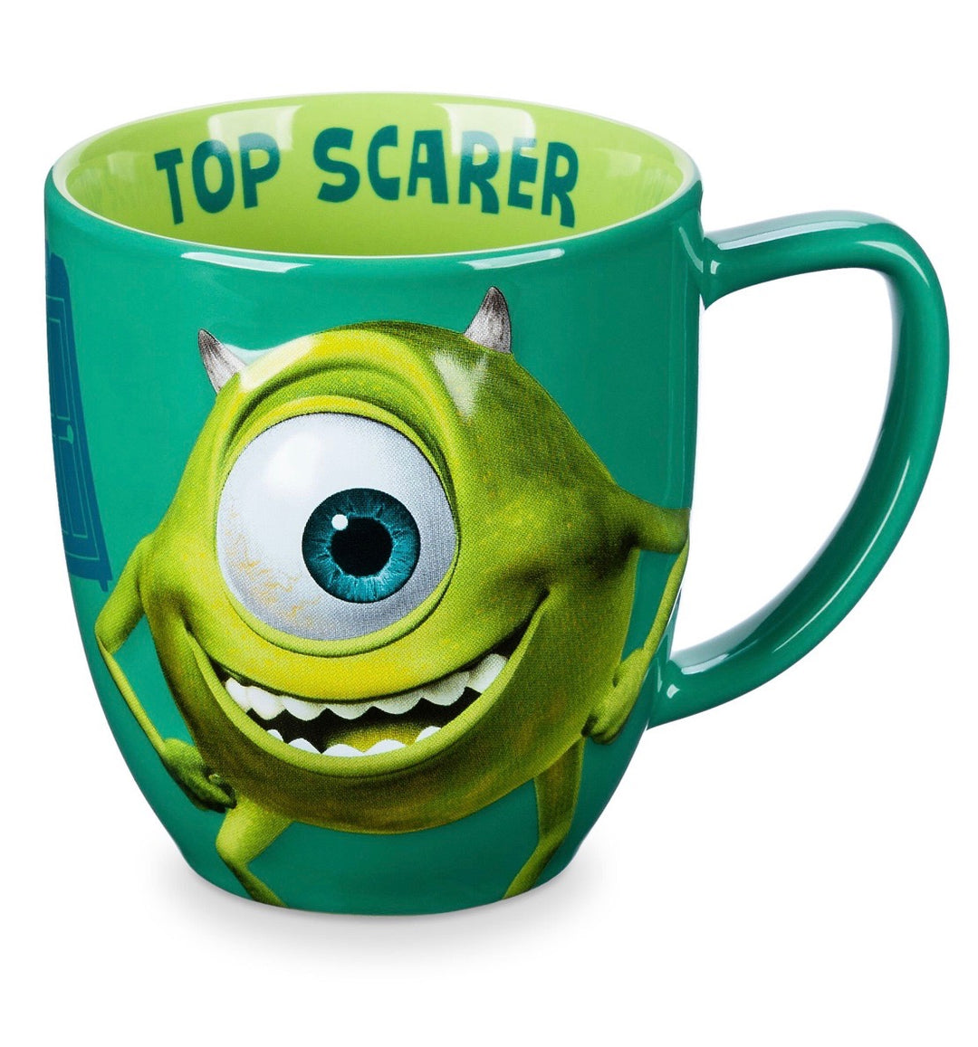 monsters inc coffee Disney Monsters Mike Wazowski Portrait Top Scarer Coffee Mug Tea Cup N – I Love Characters