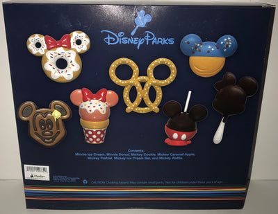 Disney Parks Food Figures Figurines Set 7 Minnie Mouse Ice Cream Mickey Cookie