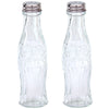 Disney Parks Coca Cola Coke Bottle Glass Salt & Pepper Shakers New with Box