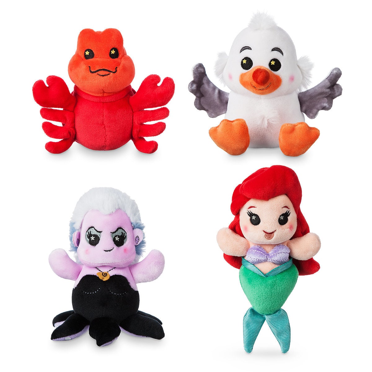 Disney Parks Wishables Ariel's Undersea Adventure Series Micro Plush Sealed