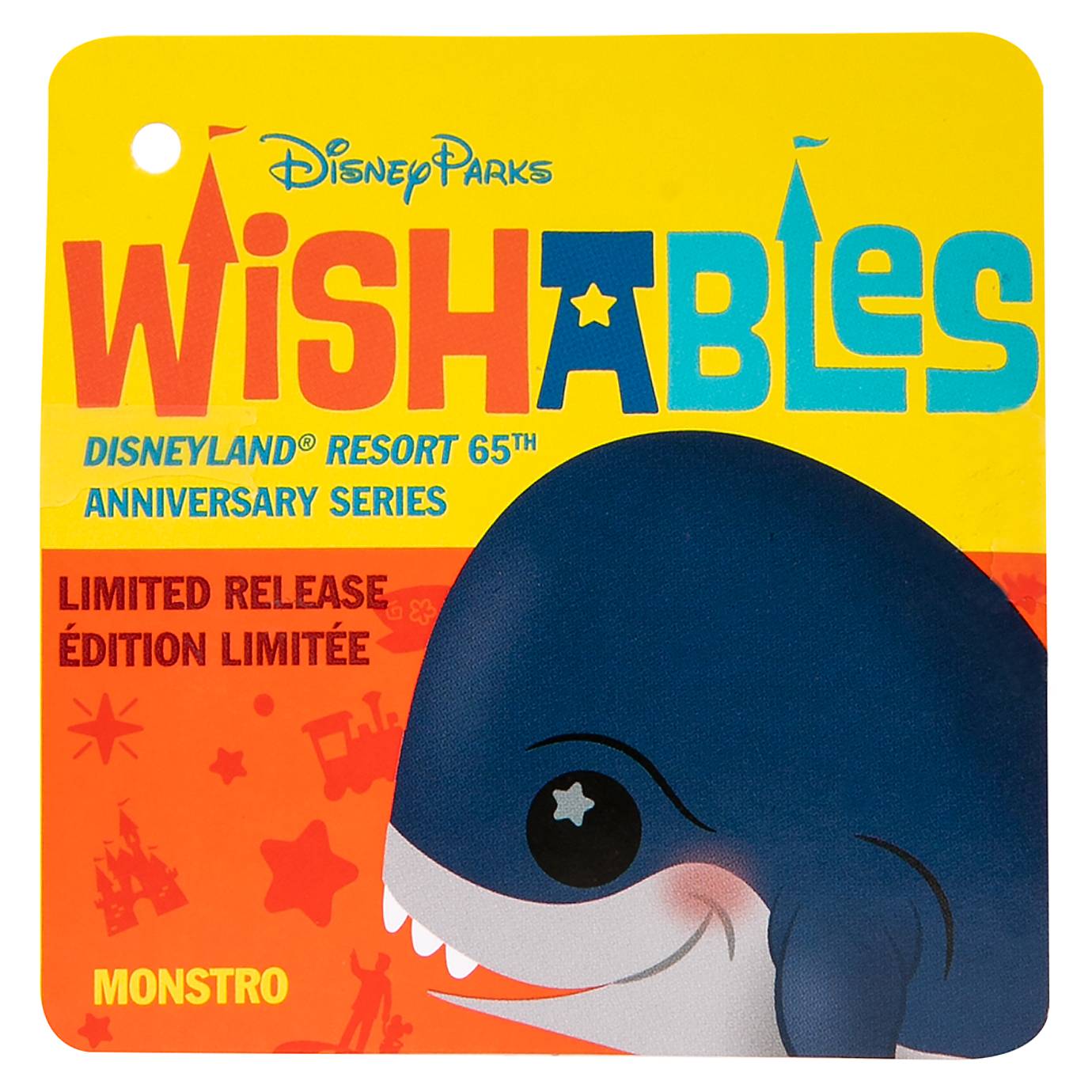 Disney Monstro Wishables Disneyland 65th Micro Plush Limited New