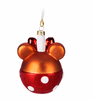 Disney Parks Minnie Apple Glass Christmas Ornament New with Tag