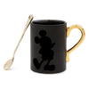 Disney Mickey The True Original Gold Collection Coffee Mug and Spoon Set New