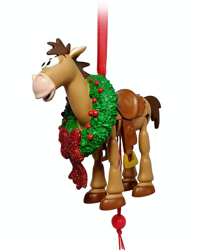 Disney Parks Toy Story Bullseye Articulated Figural Christmas Ornament New w Tag