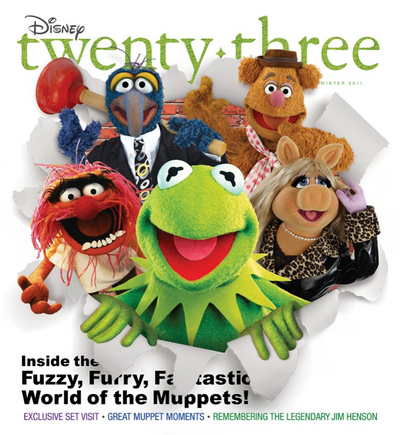 Disney D23 Exclusive Twenty-Three Publication Winter 2011 Muppets New Sealed